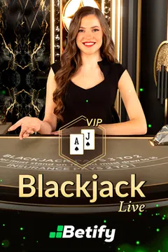 Table live Betify Exclusive Blackjack d'Evolution